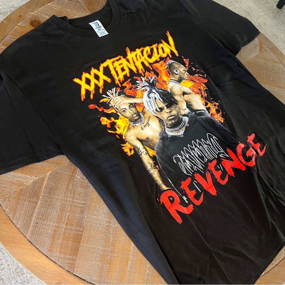 XXXTentacion Revenge Graphic Tee Black Rap Streetwear Shirt XL - Picture 4 of 6
